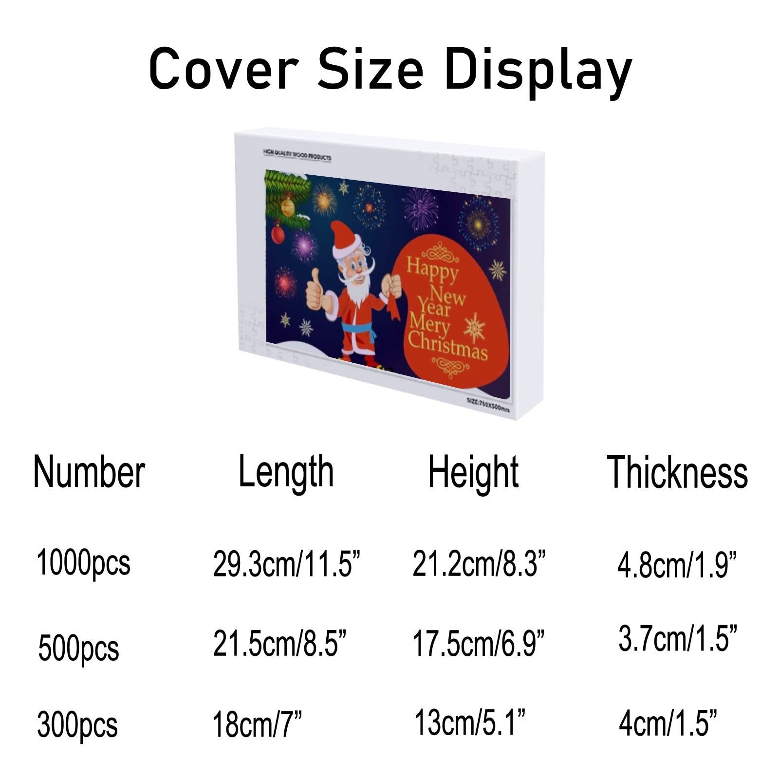 1000 Piece Santa Claus Jigsaw Puzzle - Merry Christmas Holiday Puzzle for Adults, Teens & Kids | Creative Gift, Fun Family Game | Multiple Sizes Available | Perfect for Holiday Decor, Family Bonding & Relaxation