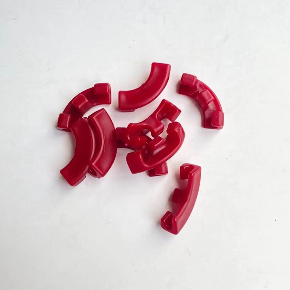 Hemoton 10-Pack 90° Plant Bender Clips - Heavy Duty Tomato Trellis Clips, Garden Plant Support Clips for Training Vines, Branches & Stems - Perfect for Tomatoes, Cucumbers, Peppers & Climbing Plants (Indoor/Outdoor Use)