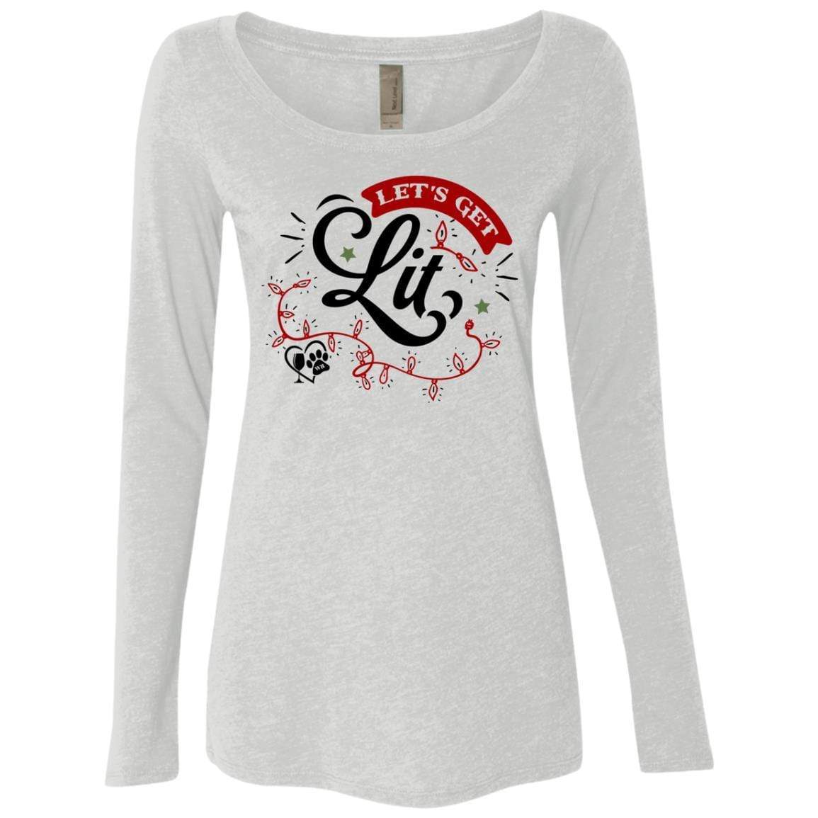 WineyBitches.Co Women's Tri-Blend Long Sleeve Scoop Neck T-Shirt - Soft & Comfortable for Casual Wear, Lounge & Everyday Outfits