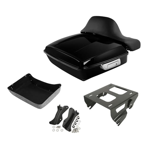 Black Solo Mount Rack Tour Pack Set Style #2