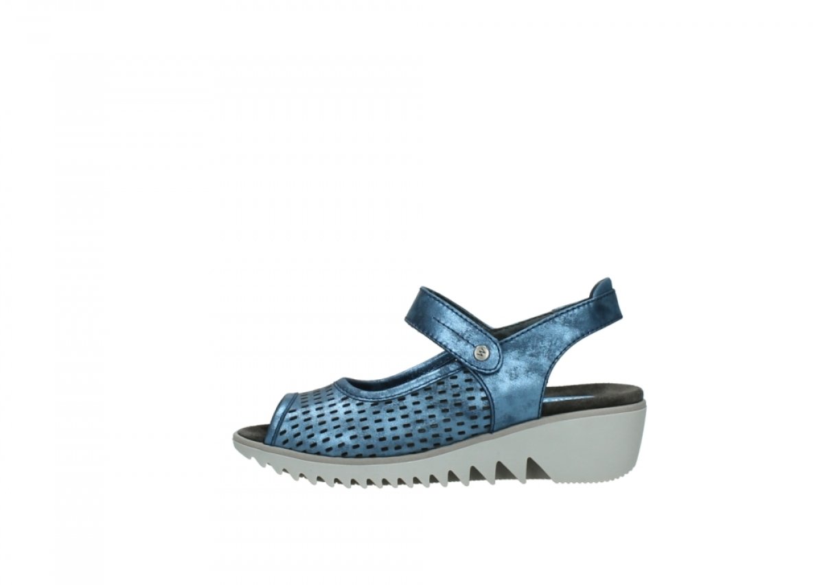 Wolky Women's Blade Blue Sandal Size 41 | Comfortable Walking Shoes for Women | Perfect for Beach, Vacation & Summer Outfits