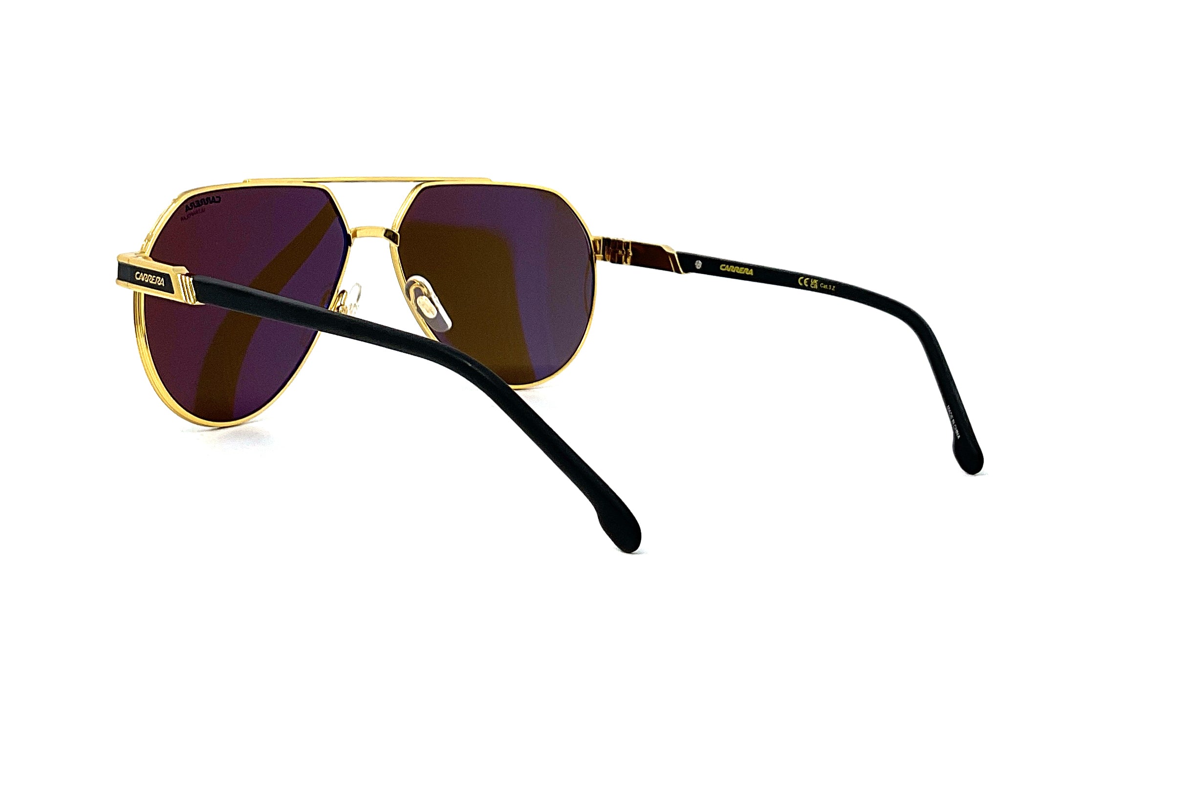 Carrera 1067/S Matte Black Gold Sunglasses – Stylish UV Protection for Outdoor Sports & Fashion