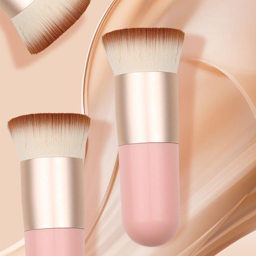 16pcs Professional Makeup Brush Set with Foundation Brush, Powder Puff & Blending Sponges - Liquid, Cream & Powder Cosmetic Tools - Washable & Reusable Makeup Kit for Daily Beauty Routine & Professional Makeup Application