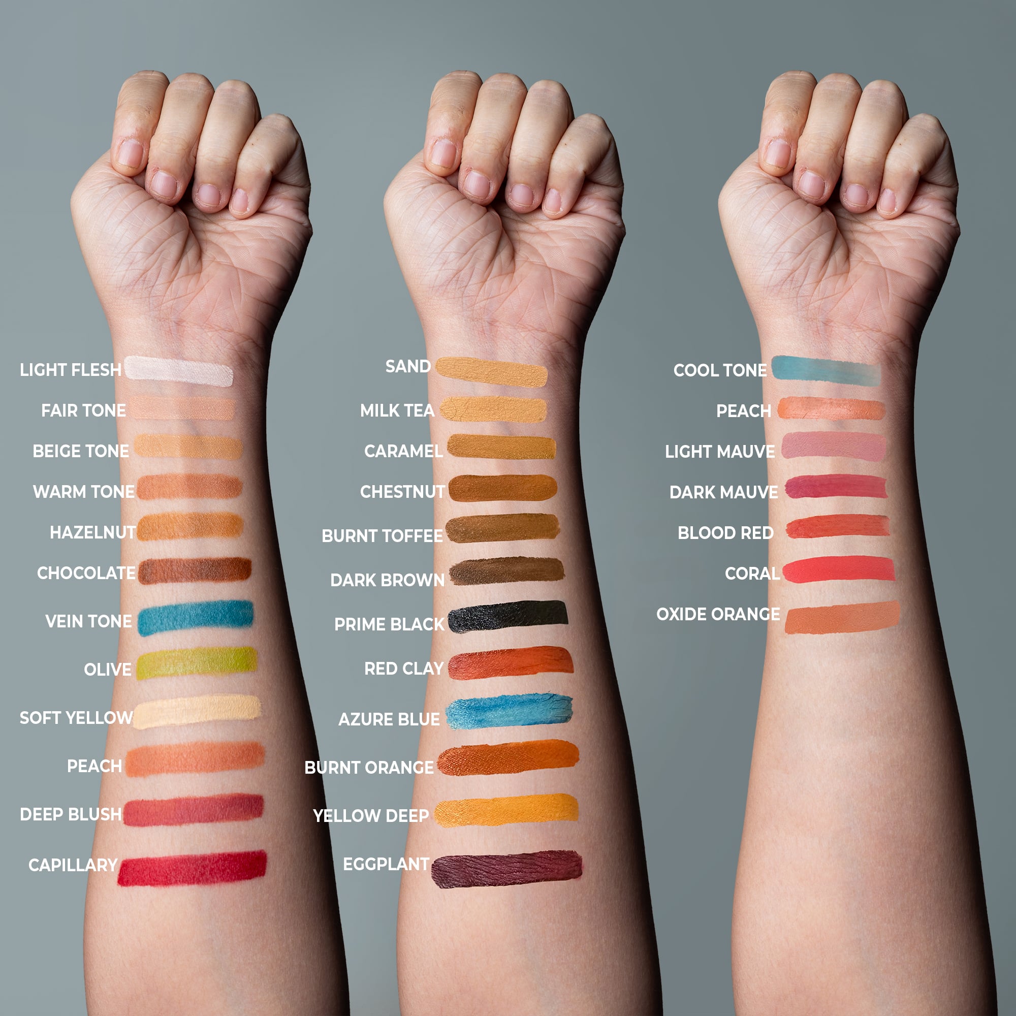 Narrative Cosmetics Alcohol Palette Refill Pans - 12 Skin Tone Shades for Professional Makeup Artists | Perfect for Face Contouring, Highlighting & Airbrush Makeup