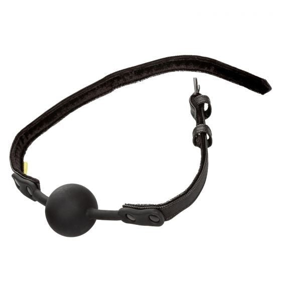 Premium Ball Gag for BDSM - Breathable Silicone Gag with Adjustable Strap for Adults - Perfect for Role Play, Bondage, and Sensory Deprivation Scenes