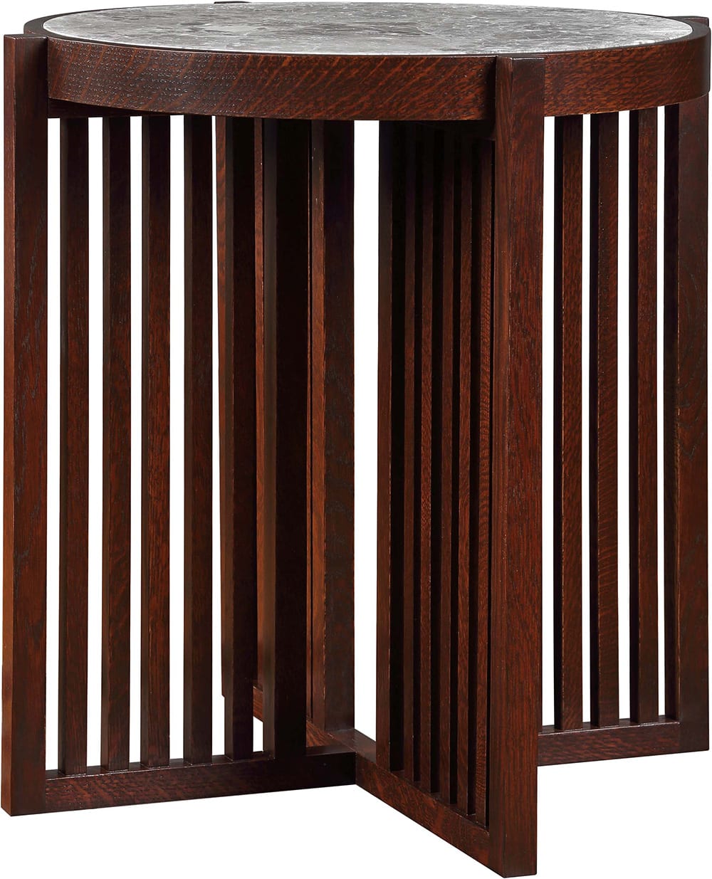Modern Round End Table with Wooden Top - Perfect for Living Room, Bedroom, or Office Side Table - Stylish & Functional Home Decor