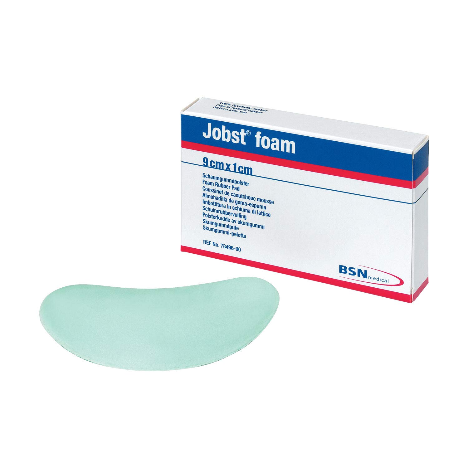 JOBST 21385 Kidney Shape Foam Pad - Comfortable Support for Medical Use, Post-Surgery Recovery & Physical Therapy