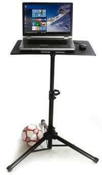 UltraPlus 16-24 Inch Heavy Duty Adjustable Laptop Stand with Reinforced Base - Portable Ergonomic Computer Riser for Desk, Office, Home & Travel Use