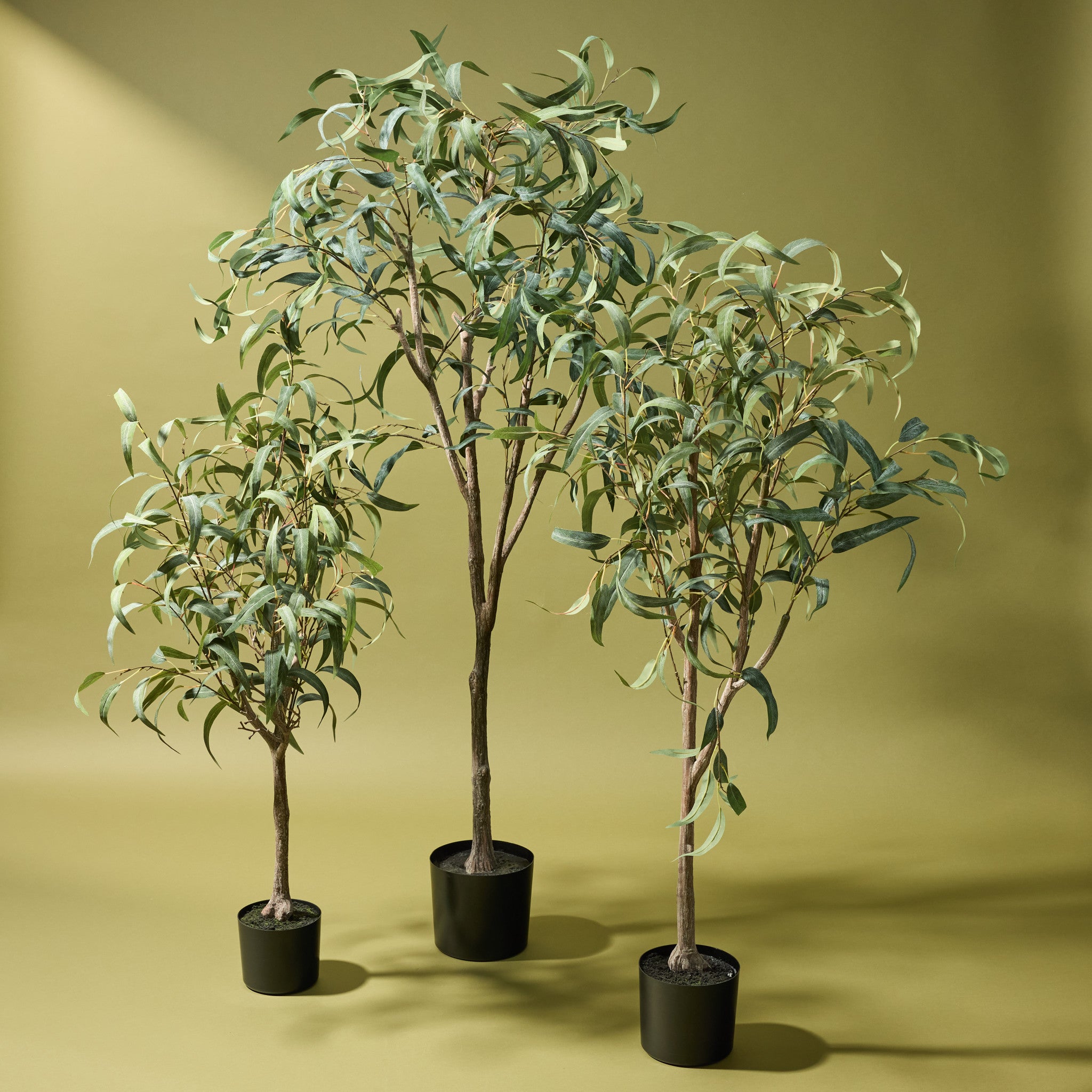 127cm Artificial Eucalyptus Willow Tree - Realistic Fake Plant for Home Decor, Office, Wedding, and Indoor Greenery - Perfect for Living Room, Bedroom, and Event Centerpieces