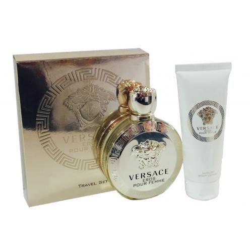 Versace Eros Femme 2-Piece Gift Set for Women - Eau de Parfum & Body Lotion - Perfect for Valentine's Day, Anniversary & Birthday Gifts