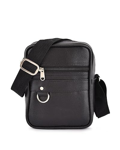 POPREX Small Sling Bag for Men - Lightweight Crossbody Shoulder Bag with Adjustable Strap, Mini Chest Pack for Travel, Hiking, and Everyday Use
