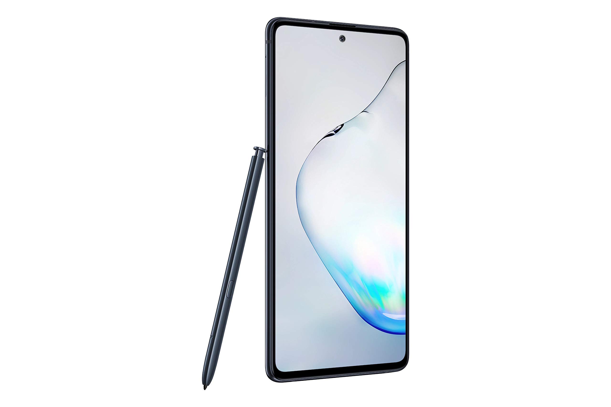 Samsung Galaxy Note 10 Lite N770F 128GB Dual-SIM GSM Unlocked Smartphone (International Version) - US Compatible LTE, Aura Black (Renewed) | Large Screen for Work & Entertainment, S Pen Included for Note Taking & Drawing