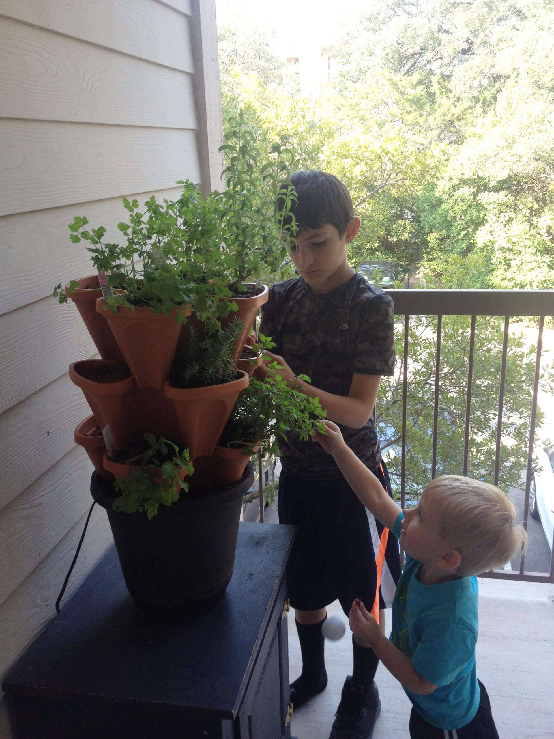 Mr Stacky Vertical Gardening Planters - Stackable Pots for Any Grow Medium (Soil, Hydroton, Perlite) - Hydroponic & Aquaponic System - DIY Container Garden for Indoor/Outdoor Plants - Perfect for Small Spaces, Balconies & Urban Gardening