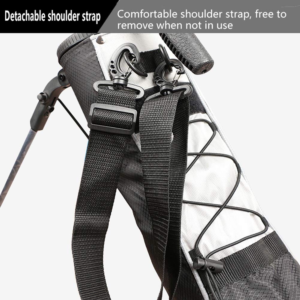 Ochine Lightweight Golf Stand Bag - Durable Pitch & Putt Sunday Bag with Stand, Perfect for Golf Course & Travel | Portable Golf Club Carrier | Ideal for Practice, Weekend Games & Business Trips (Ships from USA)