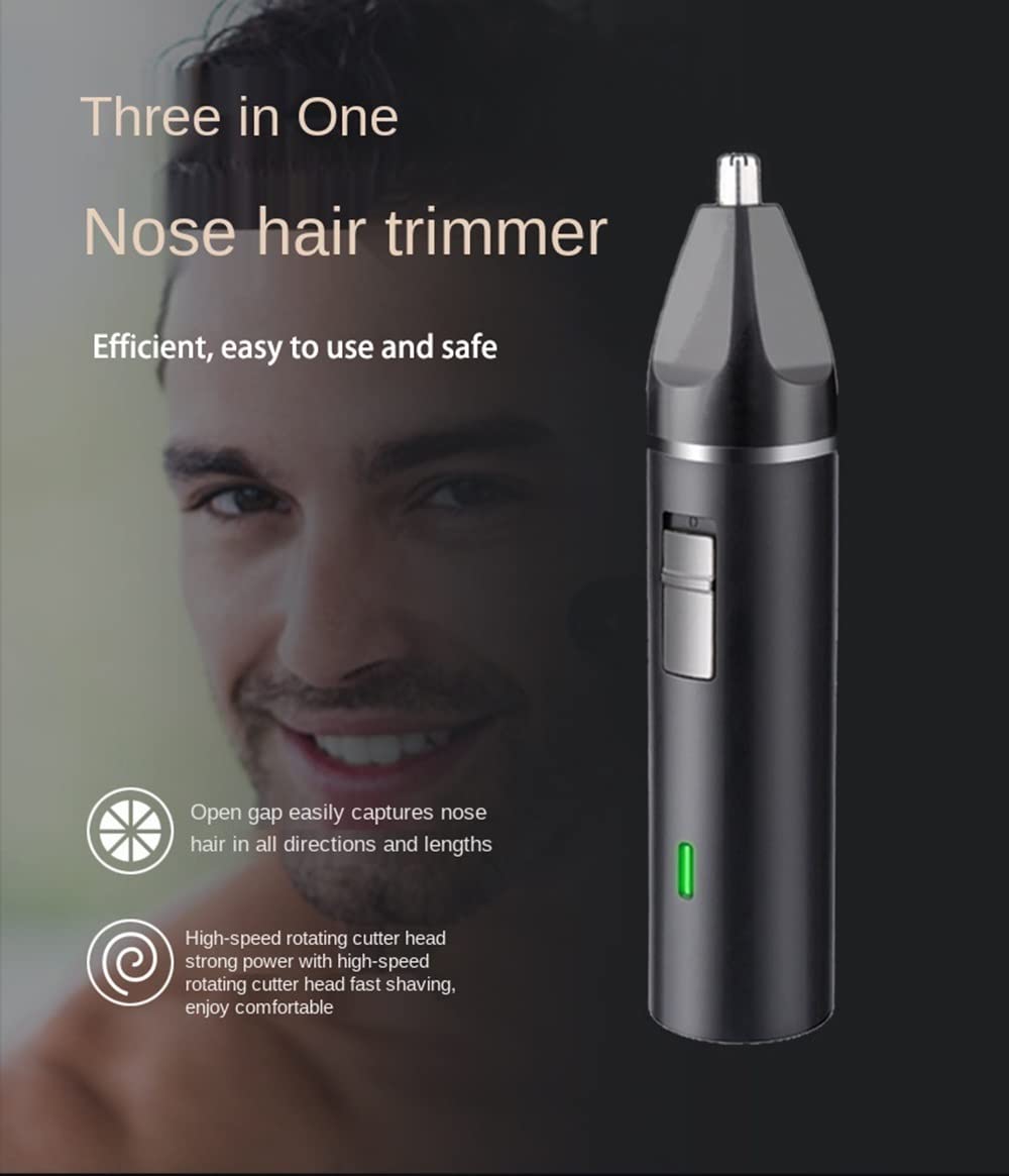 3-in-1 Electric Head Shaver & Beard Trimmer for Bald Men - USB Rechargeable, Washable, Fast Shaving Machine - Perfect for Home, Travel & Gym Use