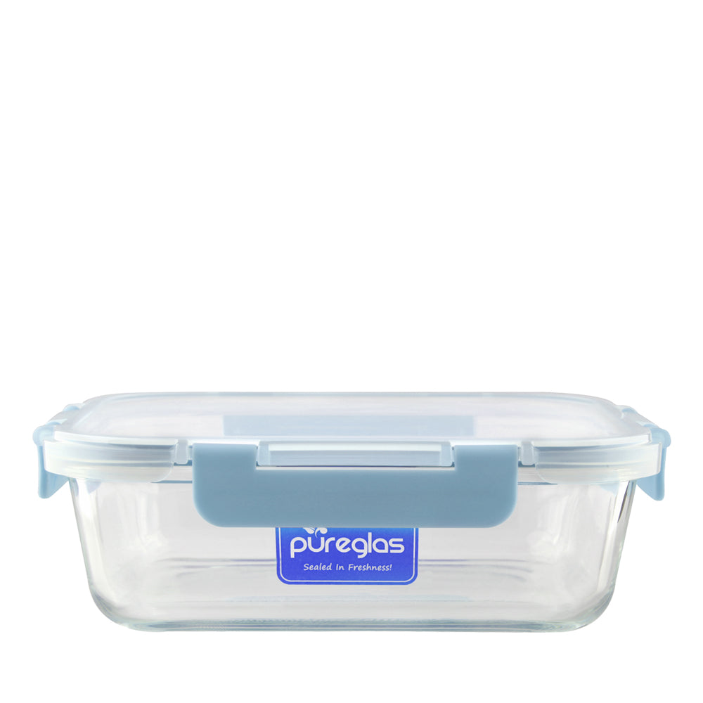 1.5L Pureglas Collection Borosilicate Glass Food Storage Container - Airtight & Leakproof for Meal Prep, Leftovers & Pantry Organization | Microwave, Oven & Freezer Safe