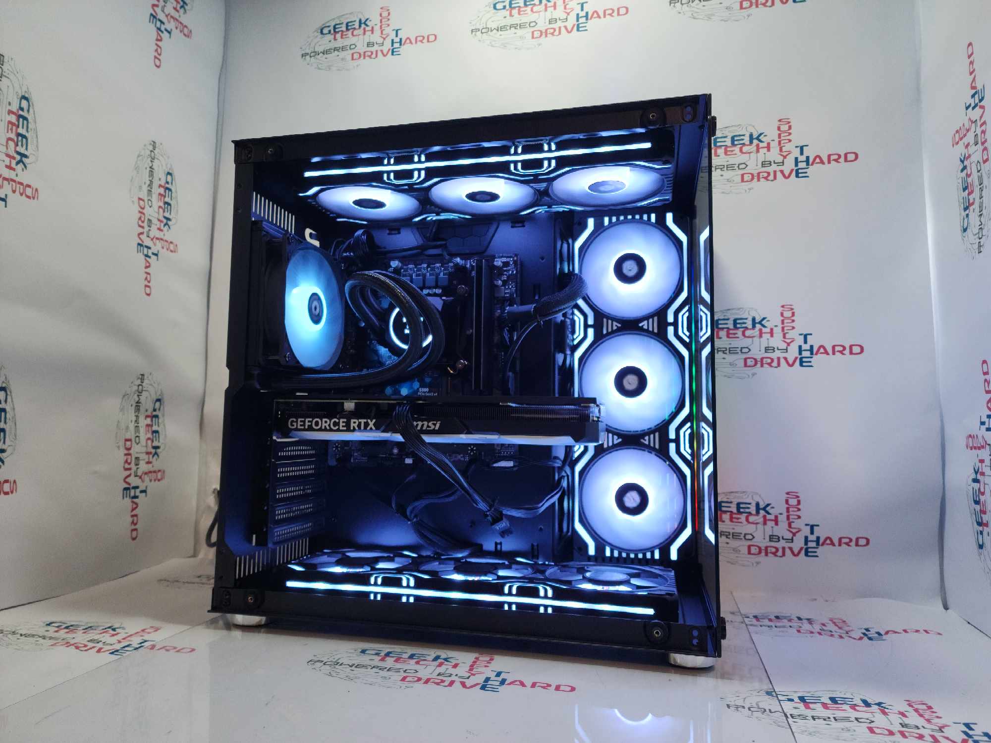 Custom Gaming PC Desktop Computer - Intel Core i7, NVIDIA GeForce RTX 5070, 2TB M2 SSD, 32GB DDR5 RAM, VR Ready, B760 Motherboard - Ultimate Gaming & Streaming Setup for Esports & 4K Gaming