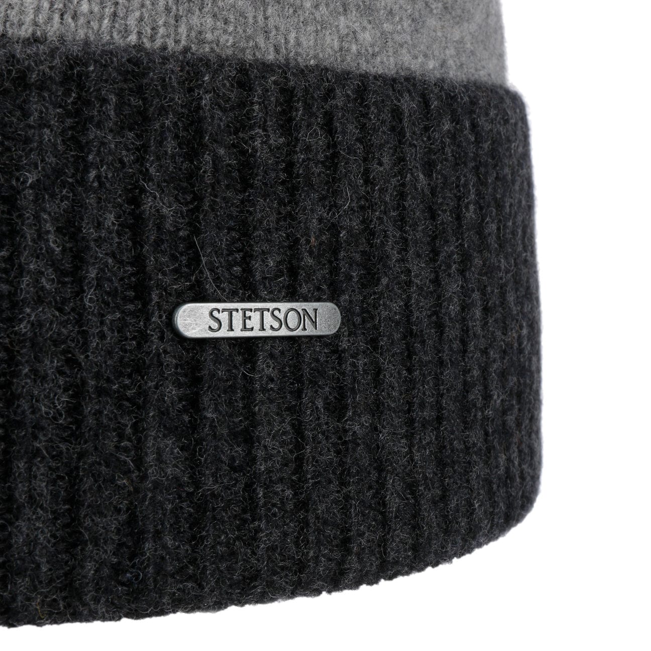Stetson Lascover Wool Beanie with Foldable Cuff - Warm Winter Hat for Men & Women - Perfect for Skiing, Hiking, and Outdoor Activities
