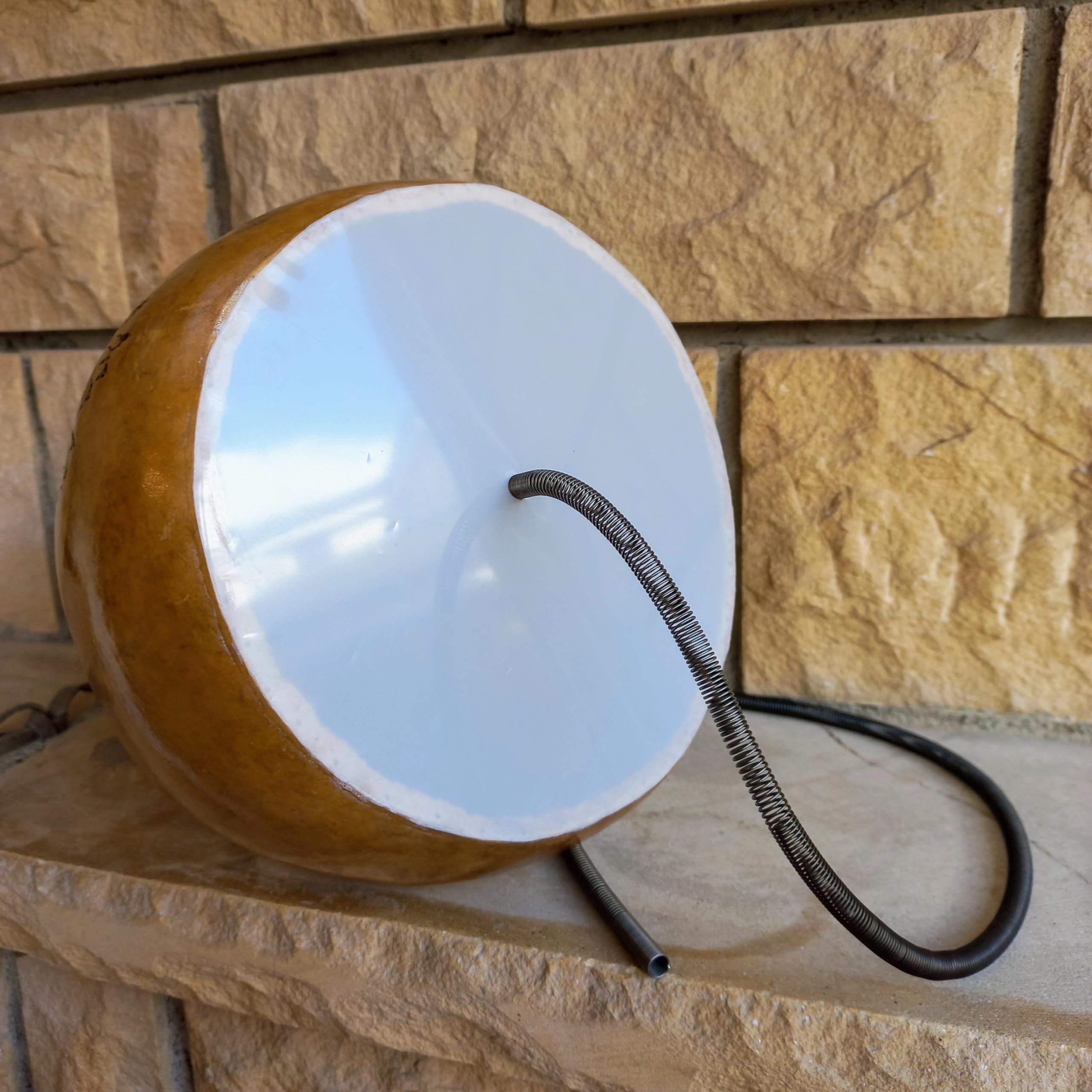 Thunder Gourd Drum - Ice Bear & Whale Design Percussion Instrument | Handmade Thunder Sound Maker | Unique Musical Gift for Bandmates & Music Lovers | Perfect for Meditation, Yoga & Sound Therapy Sessions
