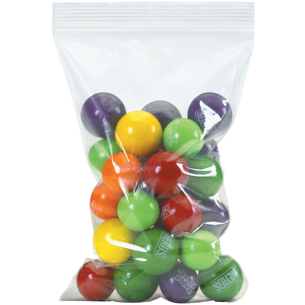 Resealable Poly Bags 15x18 Inches 4 Mil Thick - Pack of 500 | Storage & Shipping Supplies for Ecommerce, Retail & Food Packaging
