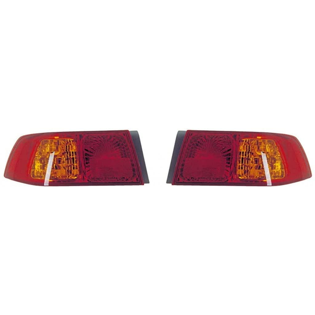 2000-2001 Toyota Camry Rear Tail Lights Pair - Driver & Passenger Side with NAL Design (TO2800140 TO2801140 | 81560-AA040 81550-AA040) - Perfect for Replacement & Nighttime Safety Enhancement
