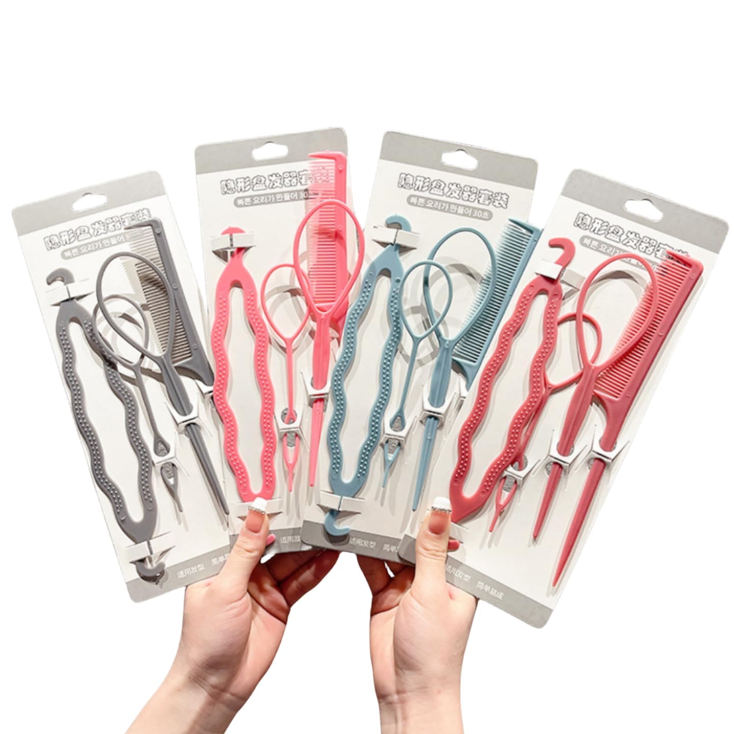 French Braid Maker Tool Set - 4 Piece Hair Braiding & Styling Kit for Women & Girls | Easy DIY Hair Accessories for Parties, Weddings & Everyday Hairstyles