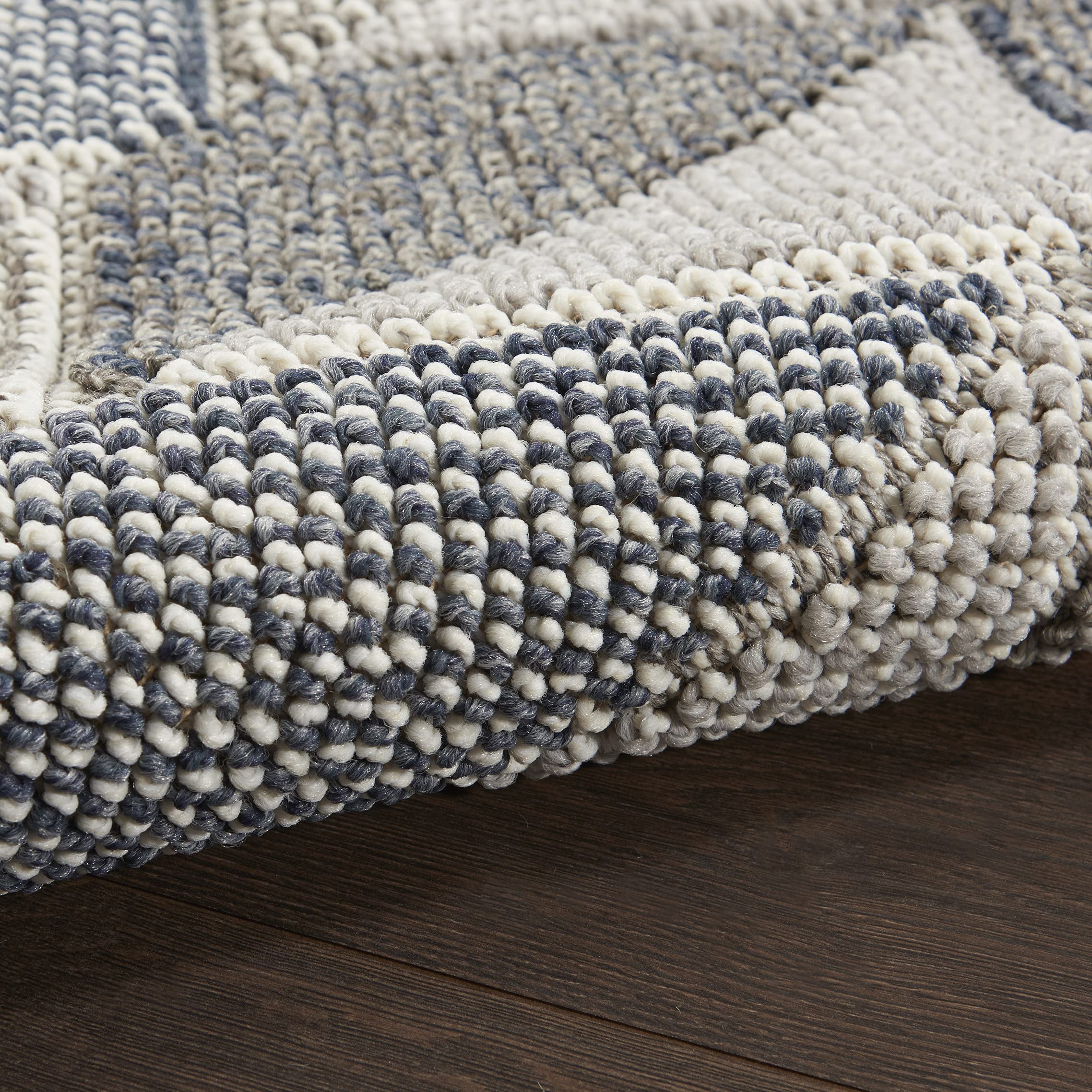 Nourison Elwood Grey/Charcoal 5'3