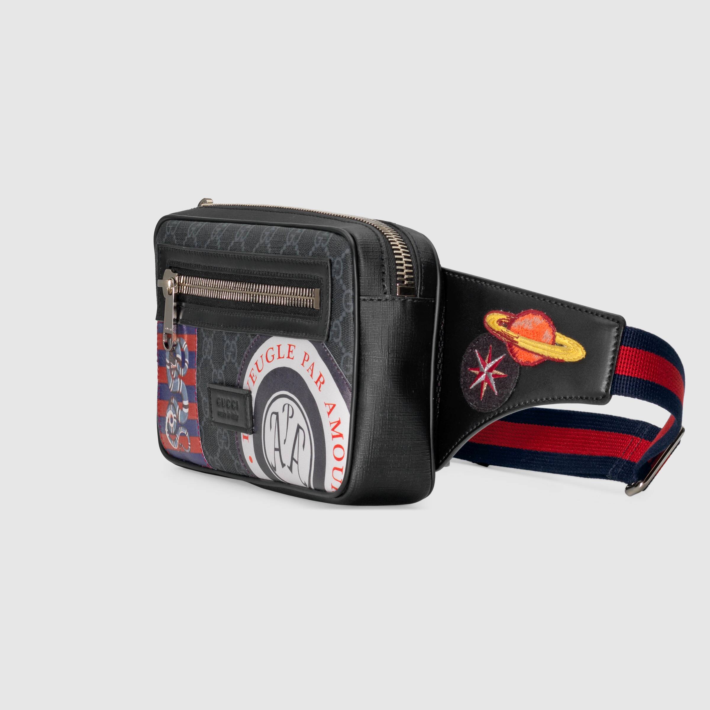 Gucci GG Supreme Belt Bag for Women - Soft Leather Crossbody Bag with Adjustable Strap - Perfect for Night Out, Travel & Everyday Use