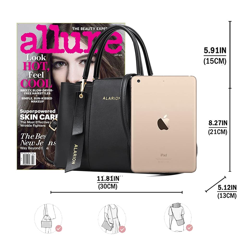 ALARION Women's Designer Handbags - Stylish Shoulder Bag, Satchel & Tote Purse for Ladies | Perfect for Work, Travel & Everyday Use