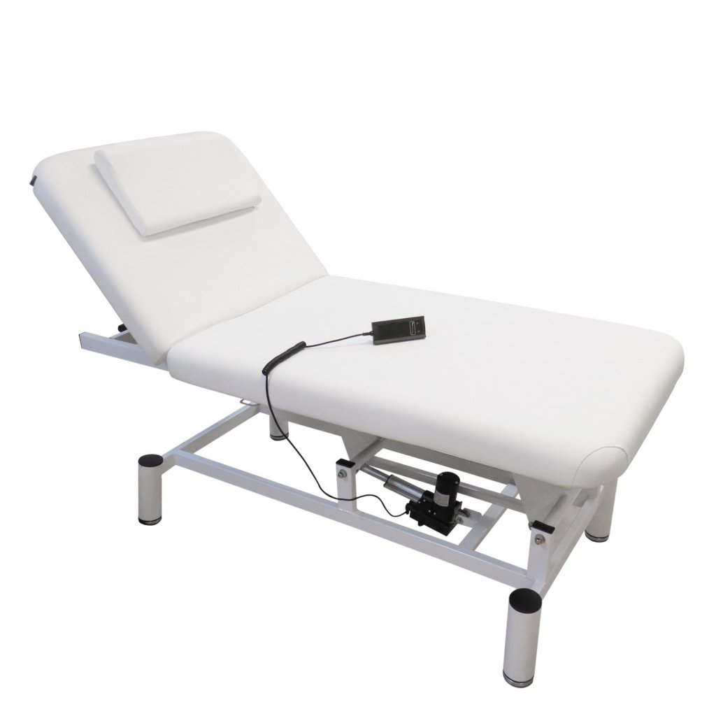 Electric 2-Section Massage Bed with Adjustable Back Support - Professional SPA Table for Full Body Massage, Chiropractic Therapy & Home Relaxation