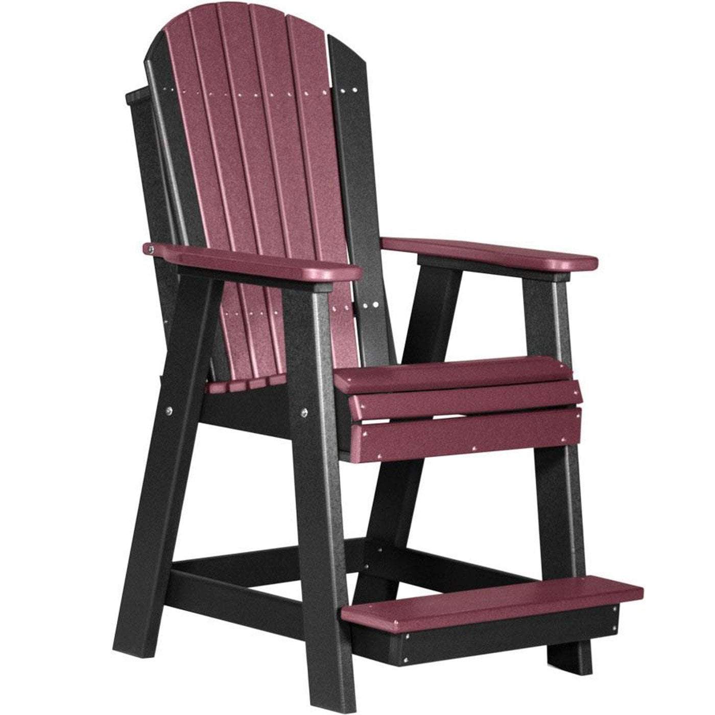 Eco-Friendly Recycled Plastic Adirondack Chair for Patio, Garden & Balcony - Durable Outdoor Seating with Weather-Resistant Design - Perfect for Relaxing in Backyard, Poolside or Porch