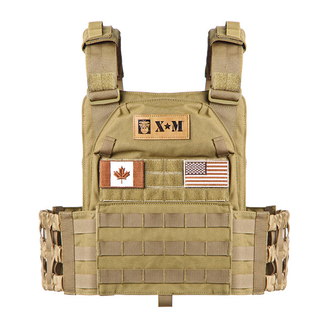 XM FITNESS Tactical Weighted Vest 40lbs - Adjustable Weight Training Vest for CrossFit, Running & Strength Training - Perfect for Home Gym, Outdoor Workouts & Military Fitness