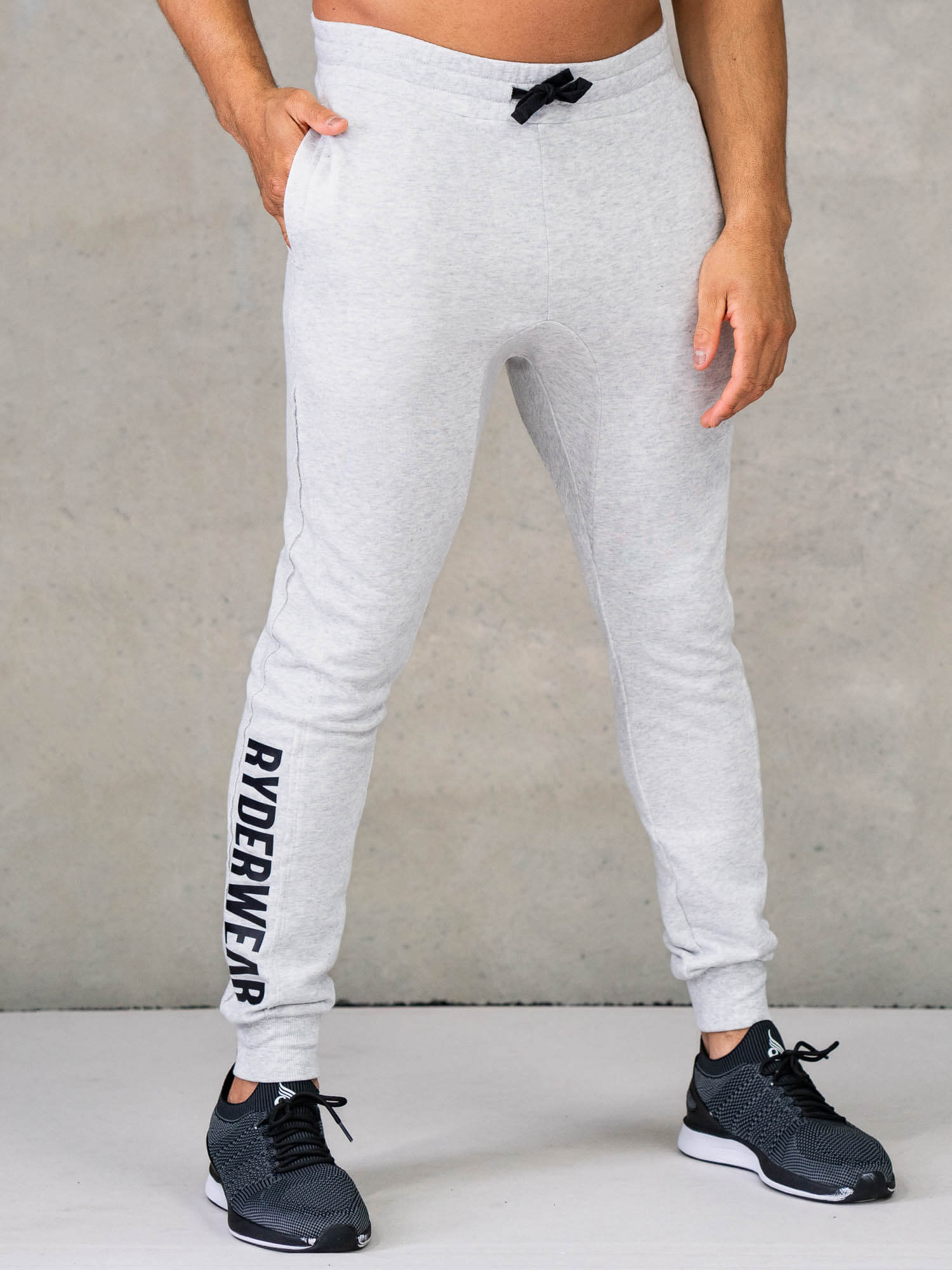 Force Track Pant - Chalk Grey Marl | Comfortable & Stylish Joggers for Men | Perfect for Running, Gym & Casual Wear