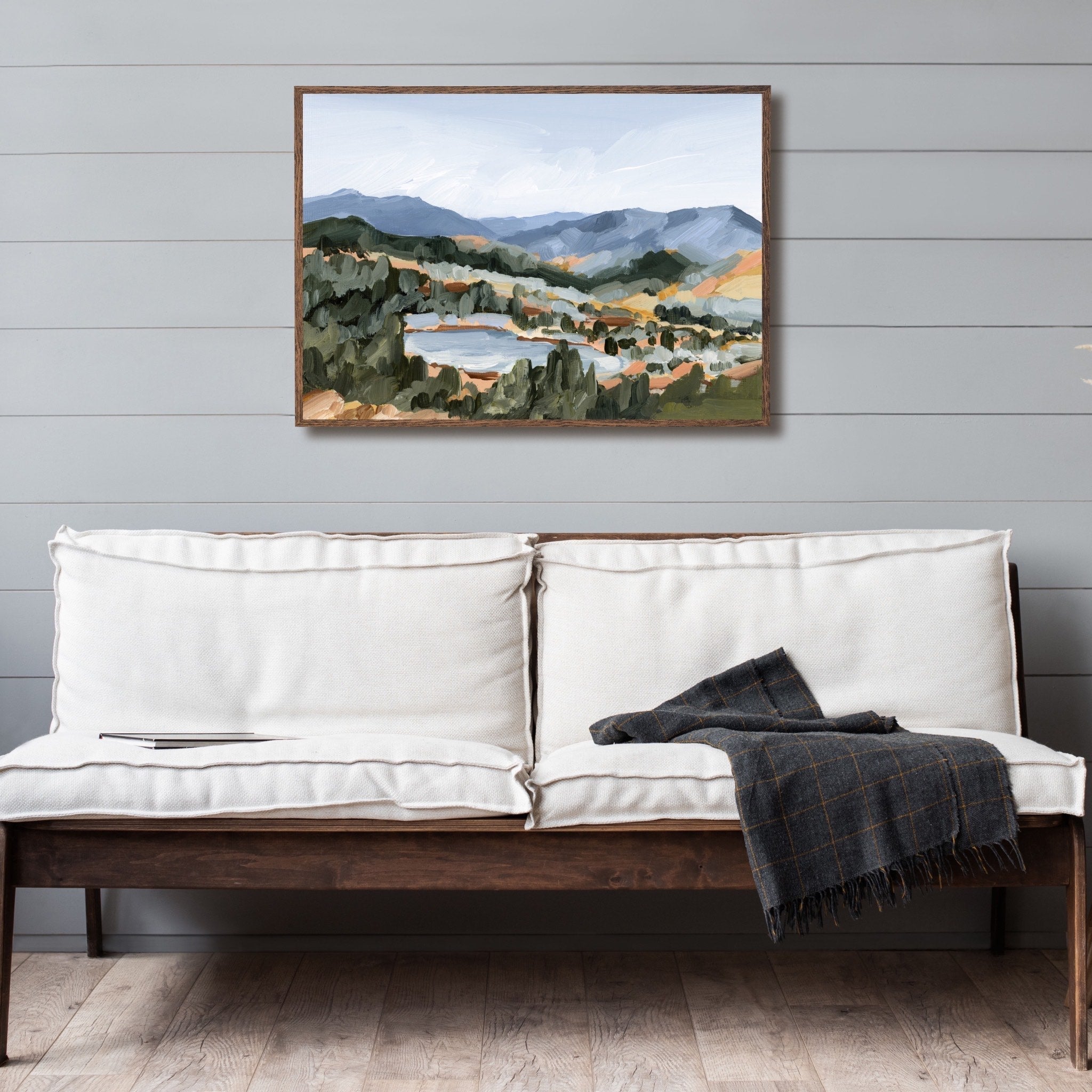 Hike to the Top Art Print - Nature Inspired Wall Decor for Living Room, Bedroom & Office - Perfect for Hiking Enthusiasts & Outdoor Lovers