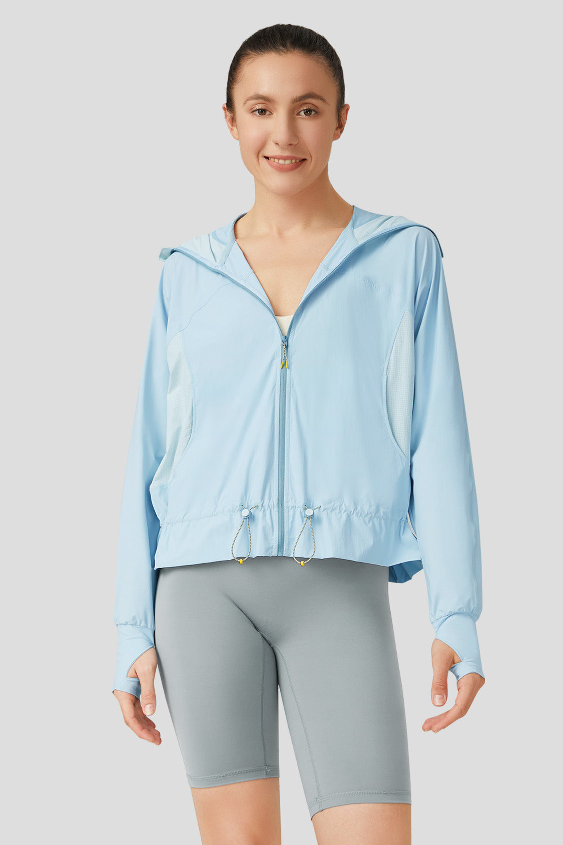 Yunzi Women's UV Protection Jacket UPF50+ Sunblock Windproof Lightweight Outdoor Hiking Travel Beach Walking - Perfect for Summer Activities and Sun Safety