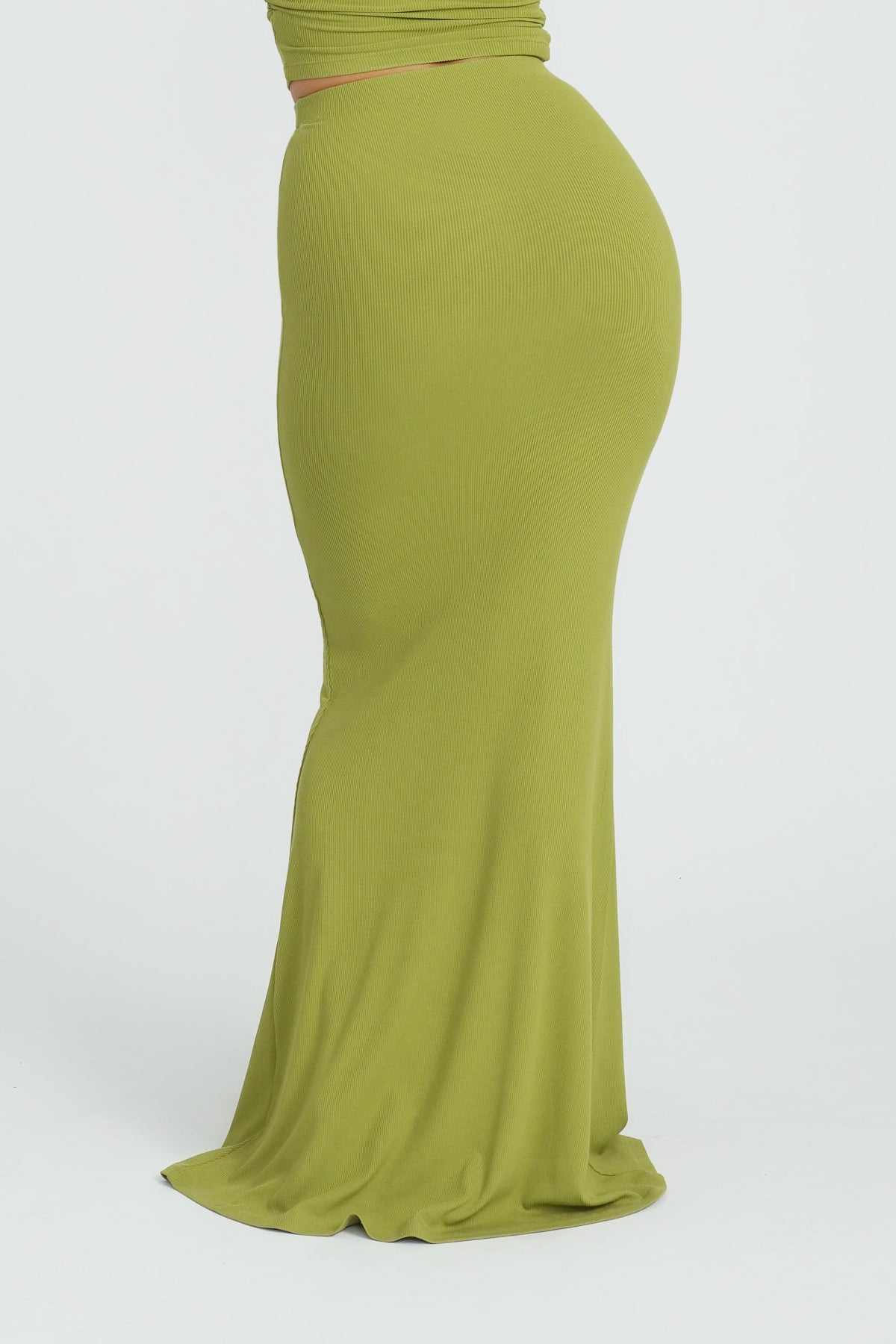 Dom Maxi Skirt in Moss Green - Flowy Boho Long Skirt for Women | Perfect for Beach, Vacation & Summer Outfits