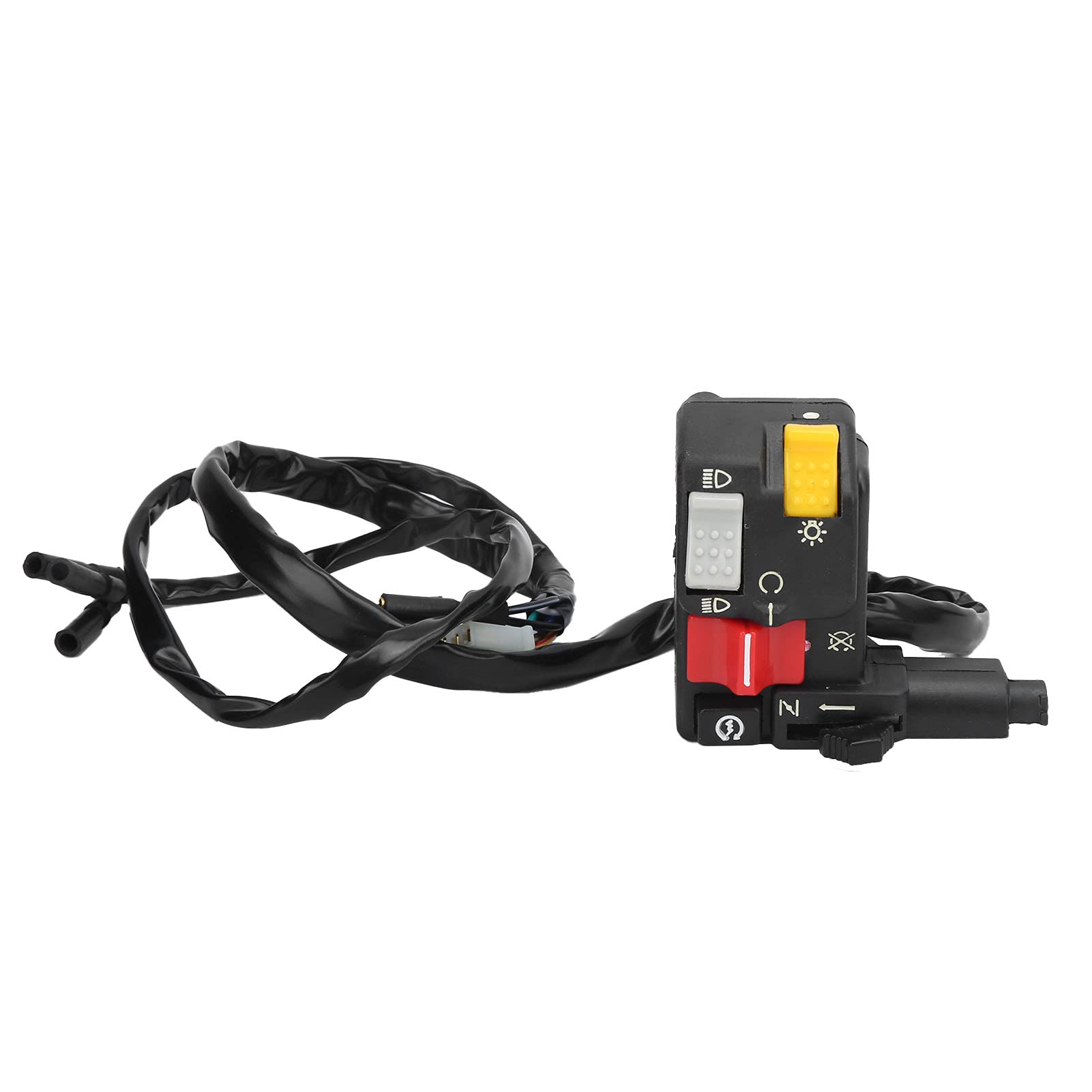 Aramox Handlebar Switch Assembly - Electric Start, Kill, Light & Choke Switch Replacement for Honda TRX300 TRX300FW (1998-2000) | OEM 35020-HM5-A10 | ATV & Off-Road Vehicle Accessories