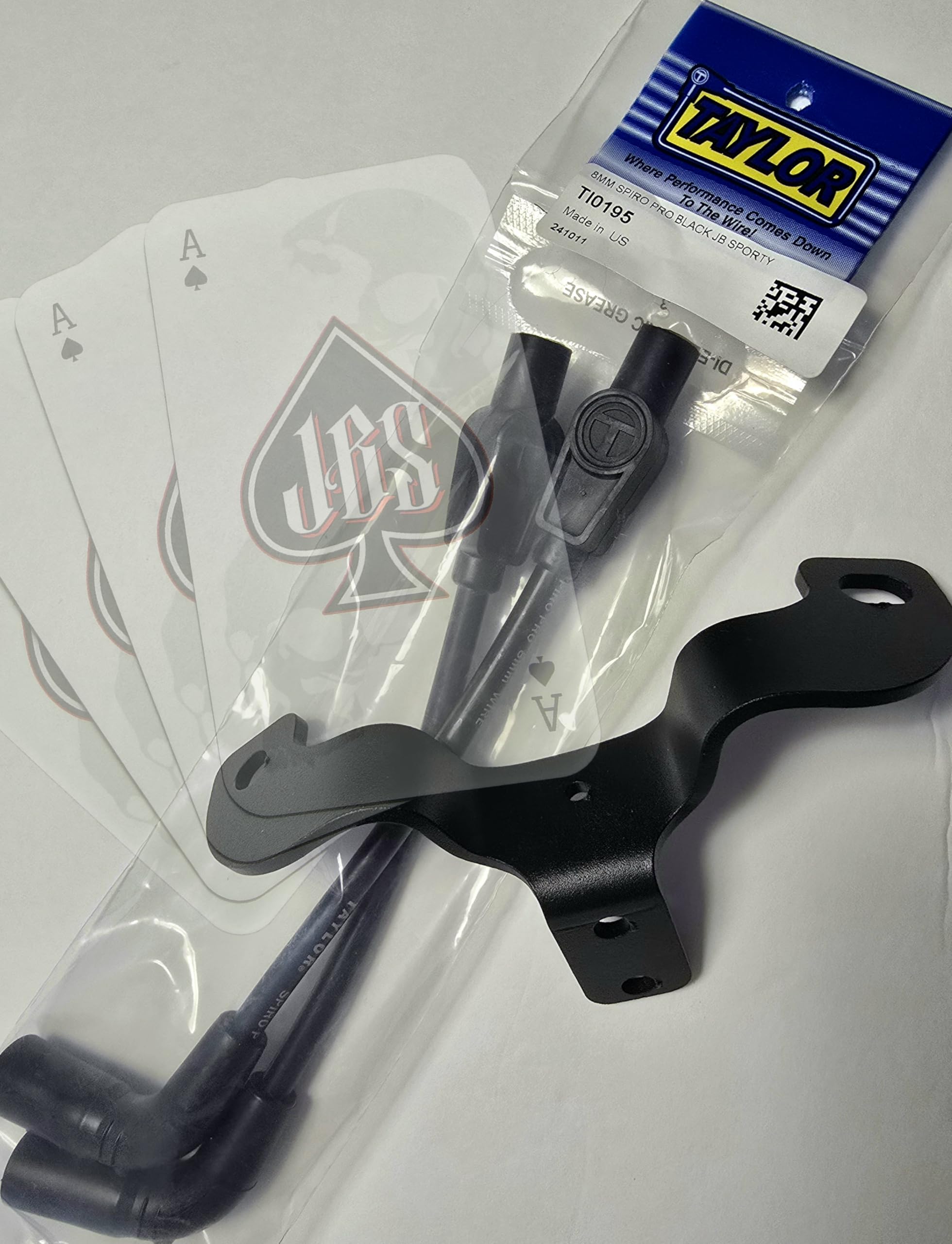 JBSporty Genuine Black Taylor Performance Wires and Coil Ignition Relocation Bracket for Harley Davidson Sportster, Nightster, 72, 48 Iron Roadster 883 1200 - Upgrade Motorcycle Performance & Custom Look