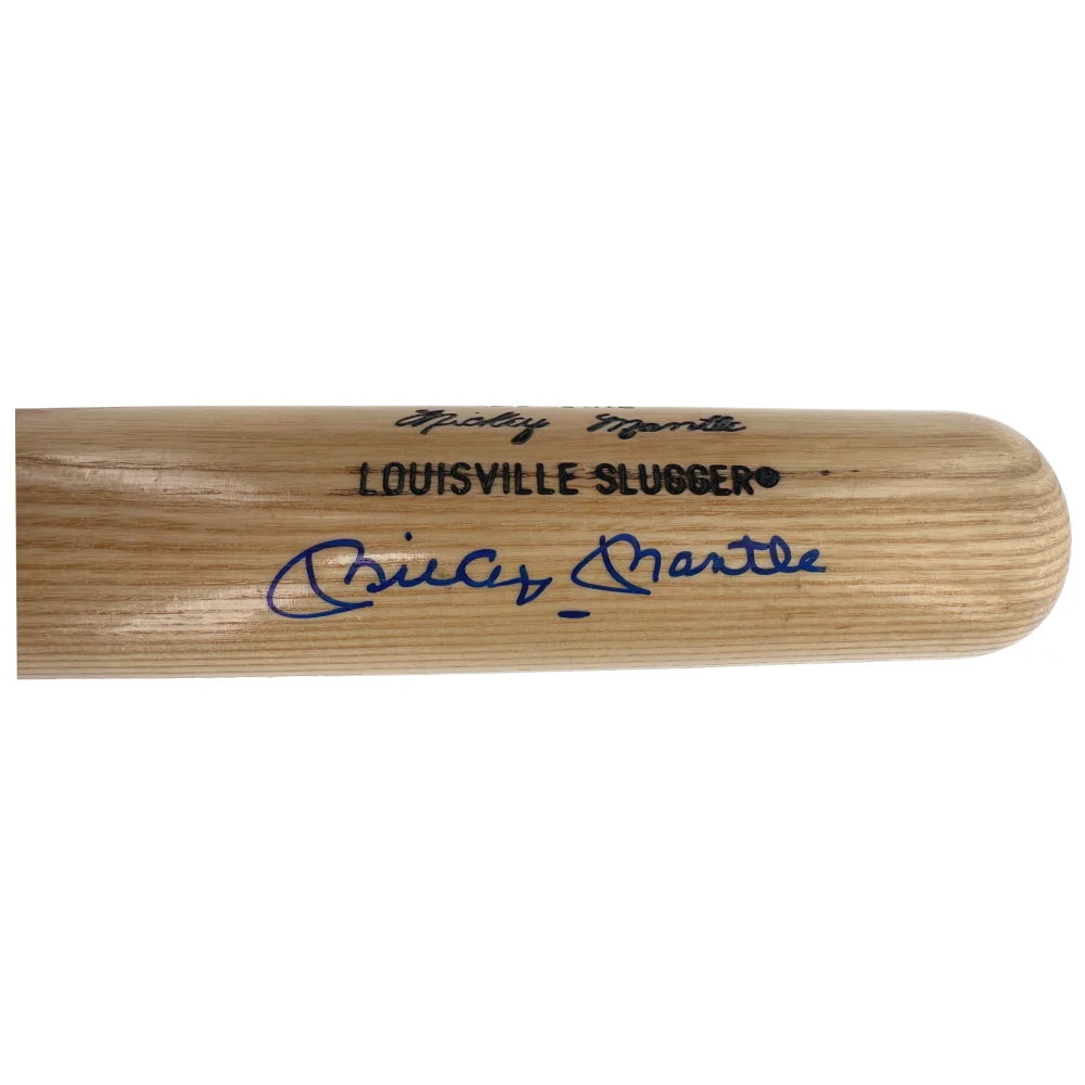 Authentic Mickey Mantle Autographed Louisville Slugger Baseball Bat with JSA COA - New York Yankees Memorabilia for Collectors & Sports Fans - Perfect for Display, Gift, or Investment