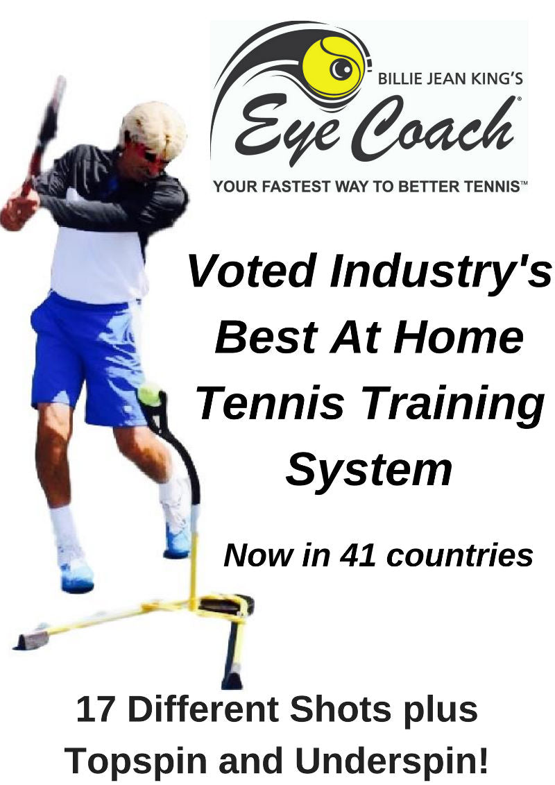 Billie Jean King's Eye Coach Pro - Tennis Training Aid for Improved Hand-Eye Coordination | Perfect for Tennis Players & Coaches