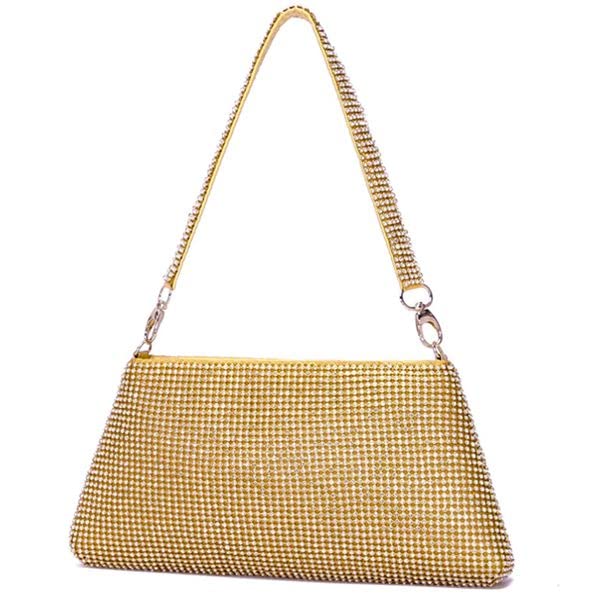 Sparkly Sequins Women's Triangle Evening Clutch Bag - Elegant Bling Zipper Pouch for Party, Wedding & Date Night | Perfect Mini Purse Accessory for Formal Events, Prom & Special Occasions