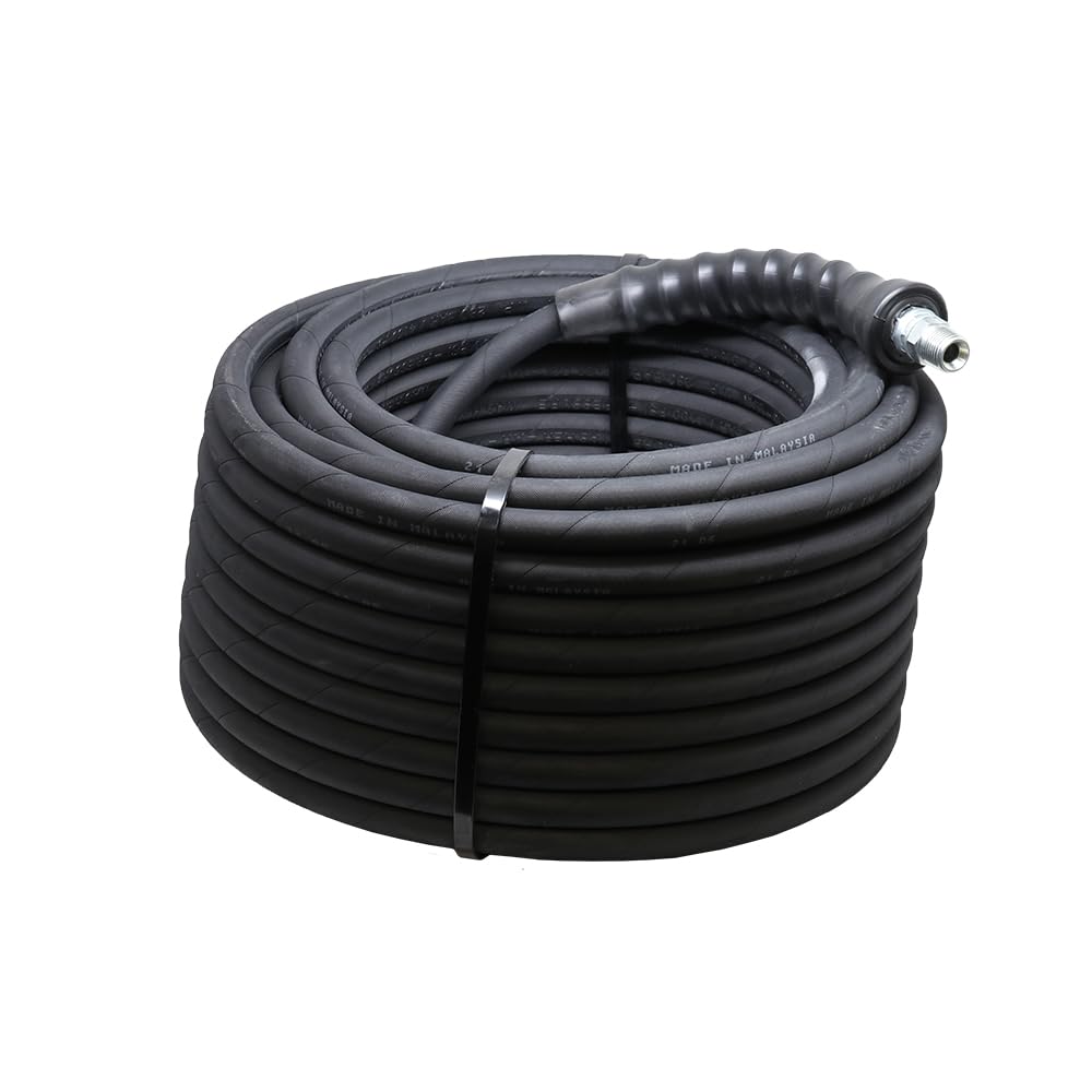 Valley Industries 4000 PSI High Pressure Washer Hose - 100 Feet Heavy Duty Power Washing Hose for Driveway, Deck & House Cleaning
