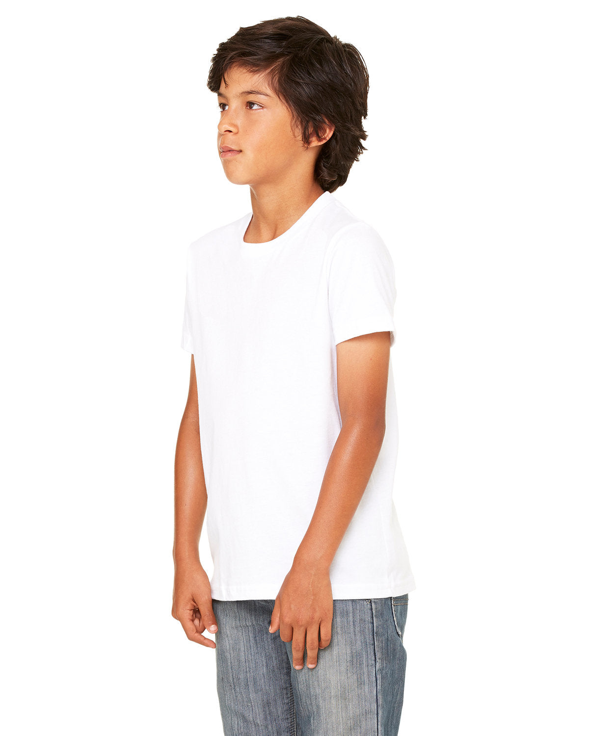 Bella + Canvas 3001Y Youth Jersey T-Shirt - Soft Cotton Short Sleeve Tee for Kids & Teens - Perfect for School, Sports & Everyday Wear
