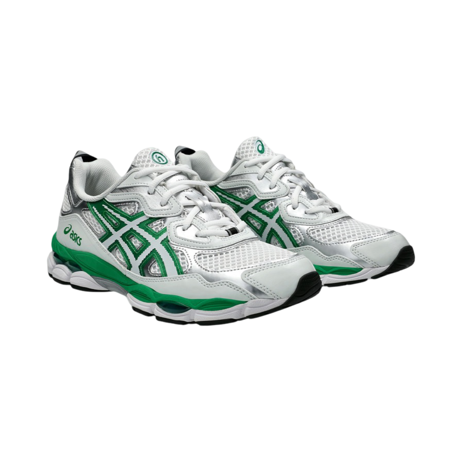 ASICS Gel-NYC Running Shoes for Men & Women - White & Jolly Green - Lightweight Cushioned Sneakers for Jogging, Gym Workouts & Casual Wear