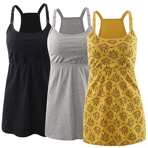 Black+grey+yellow Print/3pack