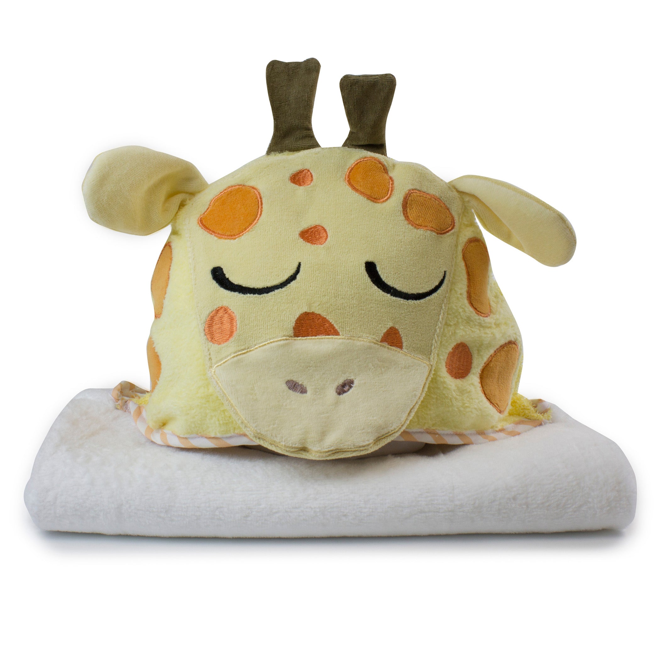 Giraffe Hooded Bath Towel for Kids - Soft and Absorbent Animal-Themed Bathrobe - Perfect for Bath Time, Swimming, and Dress-Up Play