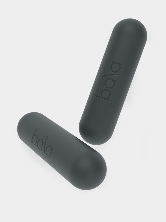 Bala Bars 3lb Hand Weights - Lightweight Dumbbells for Home Workouts, Yoga & Fitness Training - Perfect for Strength Training, Toning & Arm Exercises