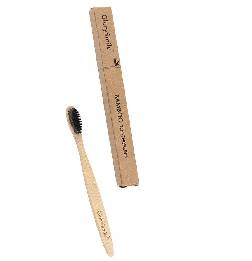 Eco-Friendly Natural Bamboo Toothbrush with Soft Bristles - Biodegradable & Sustainable Oral Care for Travel, Home & Daily Use
