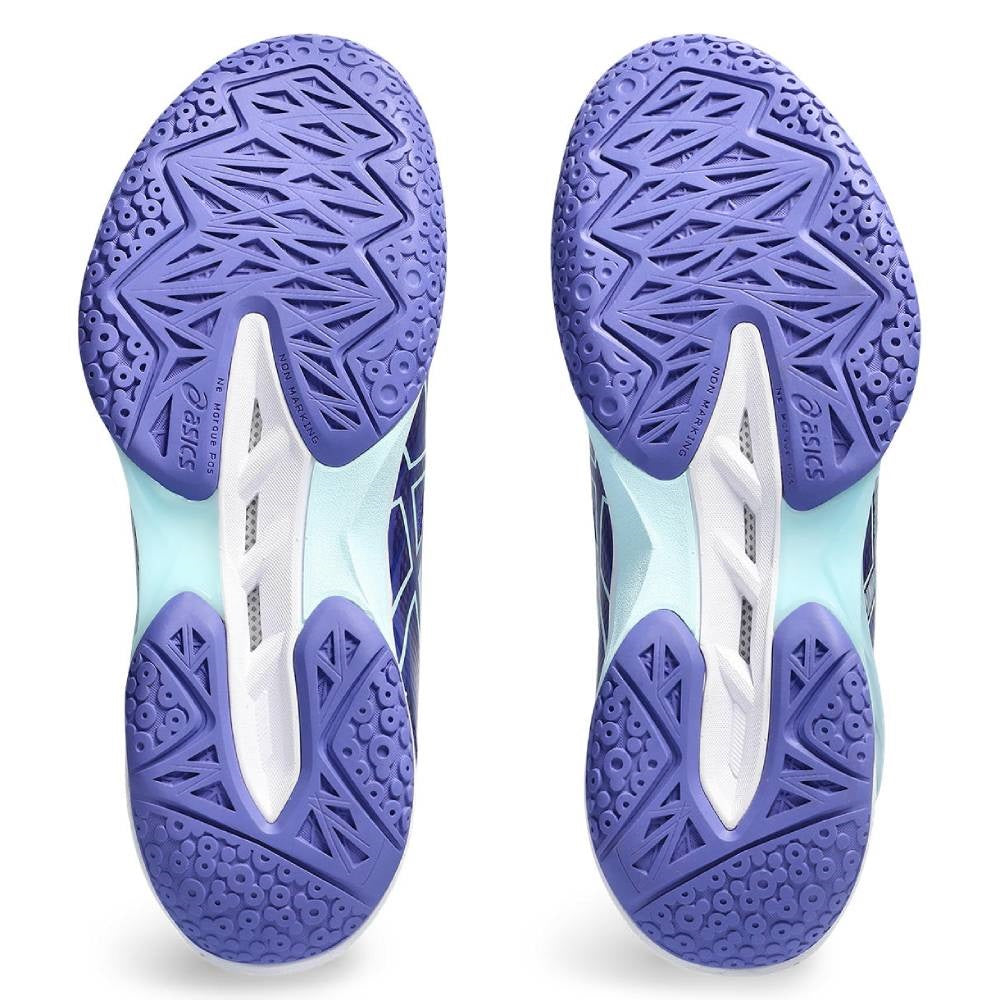 ASICS Blast FF 3 Women's Volleyball Shoes - Lightweight Indoor Court Sneakers for Women (Eggplant/Aquamarine) | Perfect for Volleyball, Badminton & Squash Games | Non-Marking Rubber Sole for Gym & Sports Courts