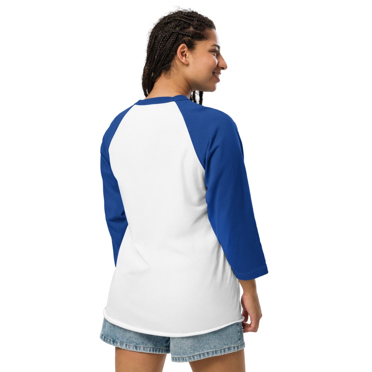 Rose Dagger Design 3/4 Sleeve Raglan Shirt for Tattoo Lovers - Stylish Casual Wear for Tattoo Shops, Concerts & Alternative Fashion